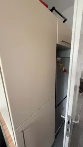 gebrauchte Einbauküche mit Kühl-Gefrierkombi