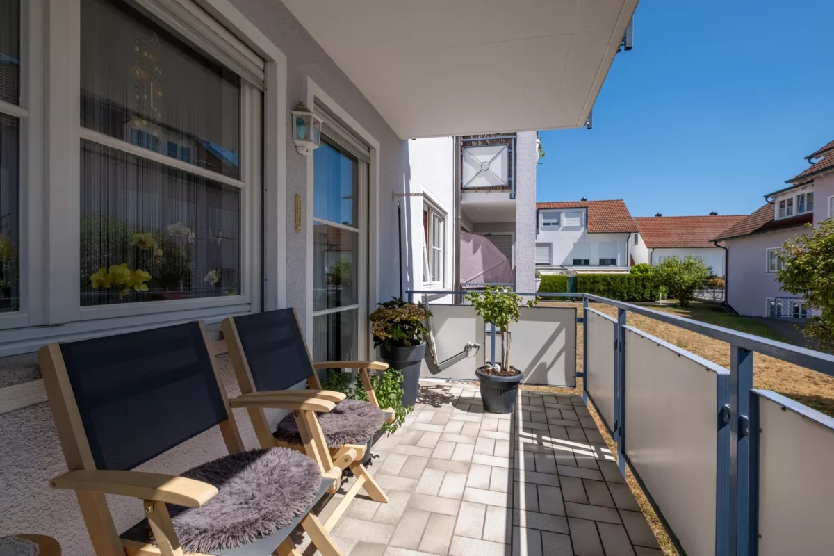 herrlicher SüdWestbalkon