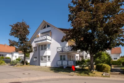 HELL & BEQUEM! Gepflegte 4-Zi.Hochparterre-Wohnung mit SüdWest-Balkon in ruhiger Wohnlage Mochenwangens - im Hochparterre (3334)