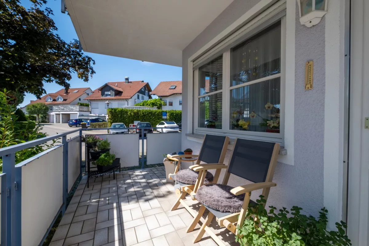 herrlicher SüdWestbalkon