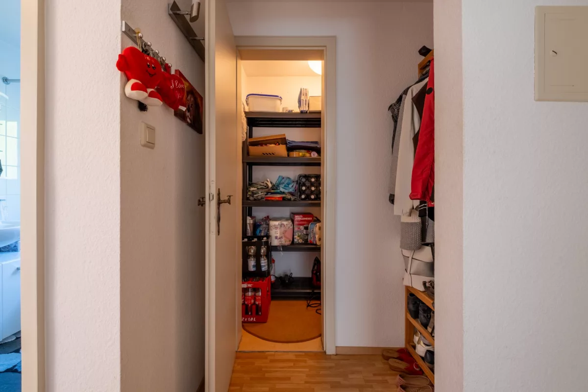 Garderobe und Abstellraum