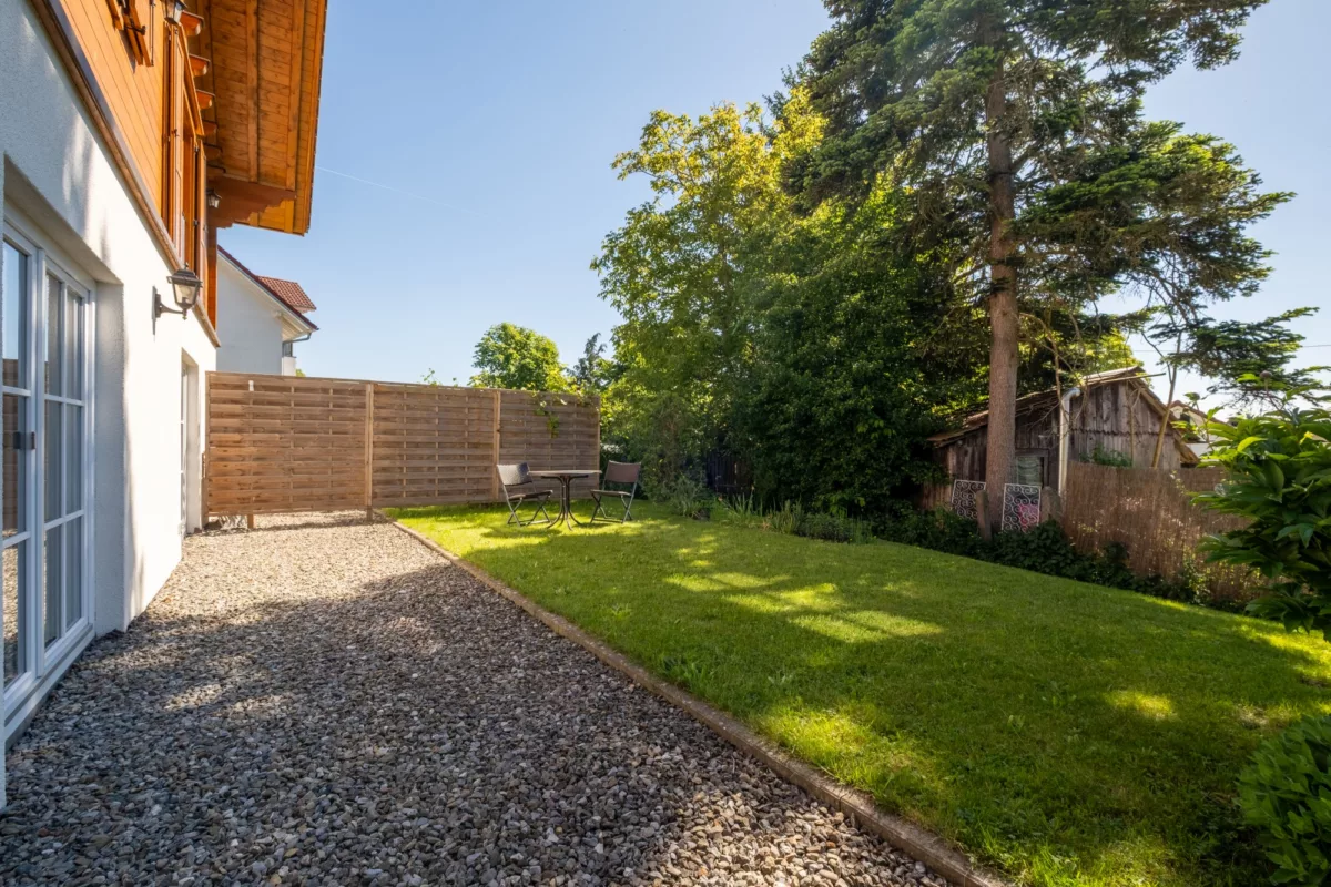 Garten und Terrasse Einliegerwohnung