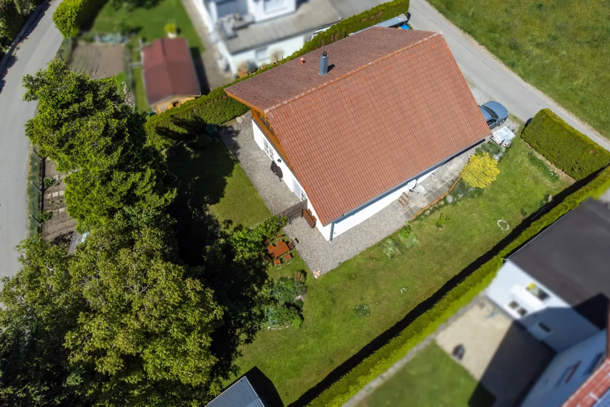 Garten von oben