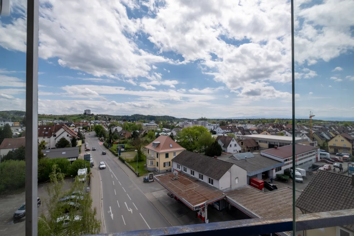 Ausblick Balkon