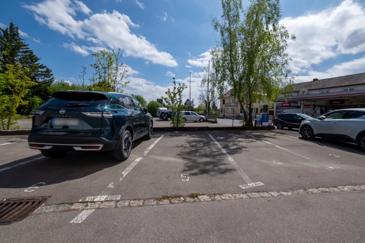 Stellplatz am Haus