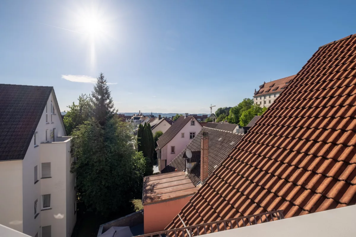 Ausblick von oberer Balkonloggia