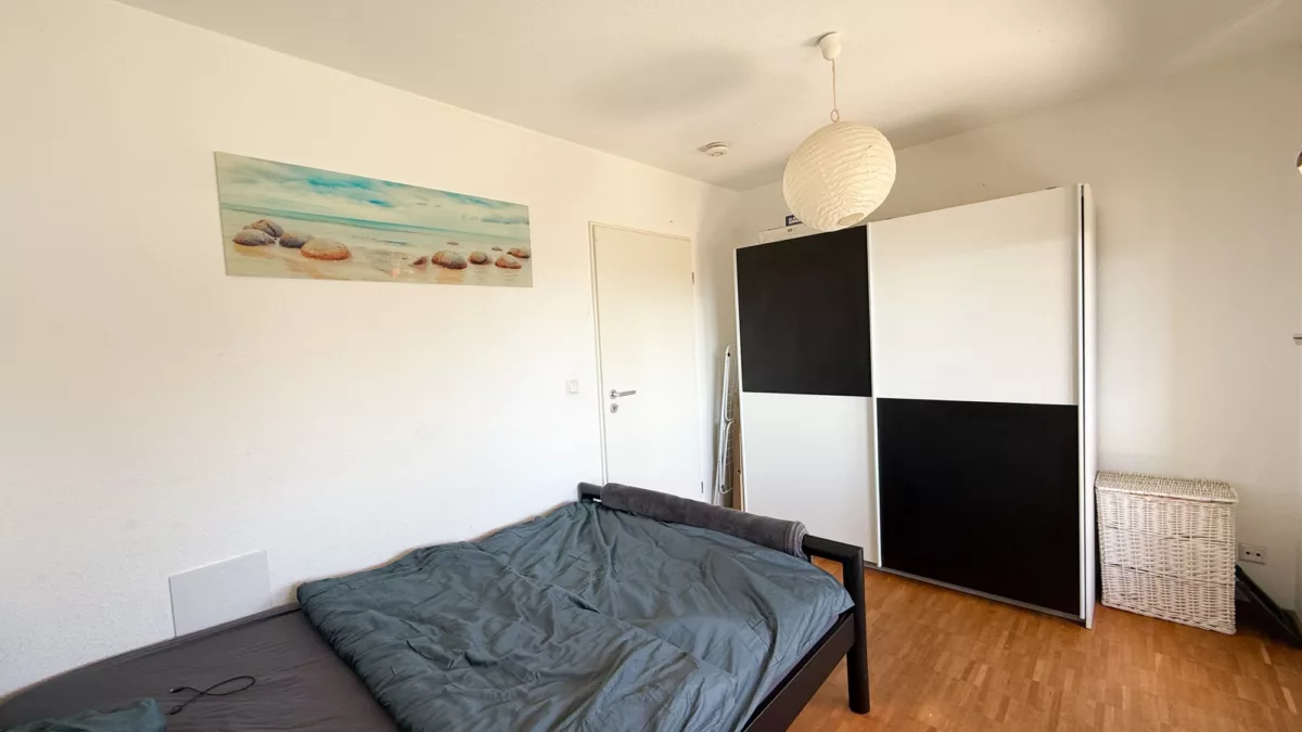 Schlafen, Platz für Schrank