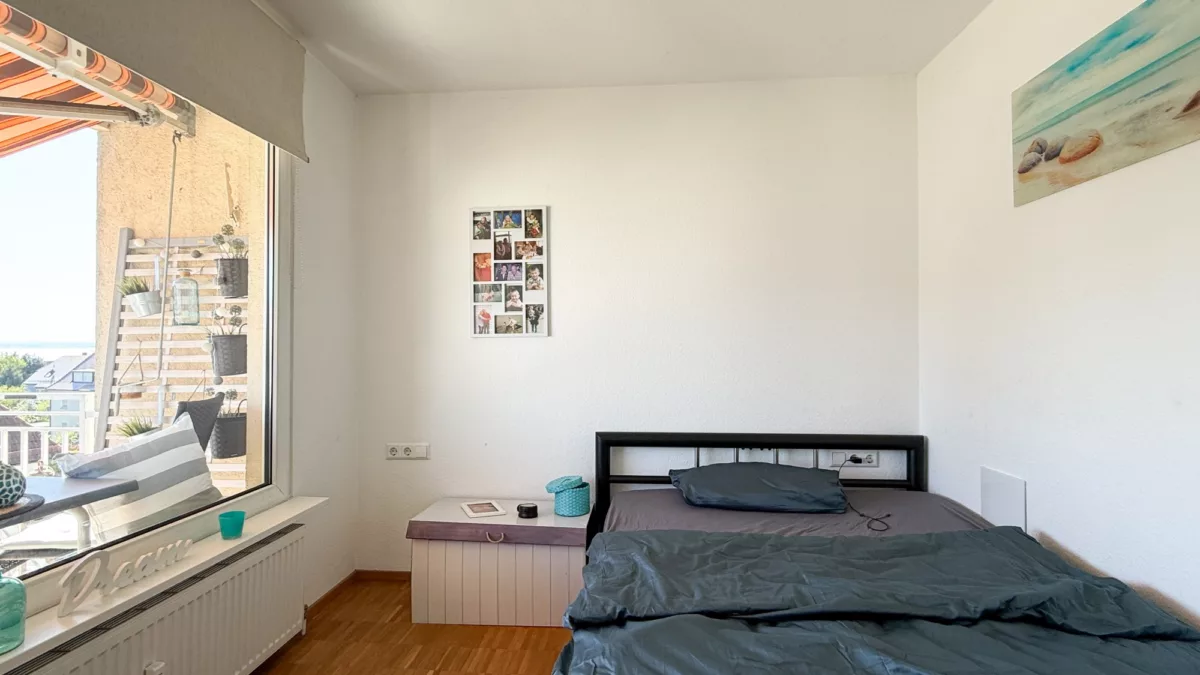 Schlafen  Platz fürs Bett