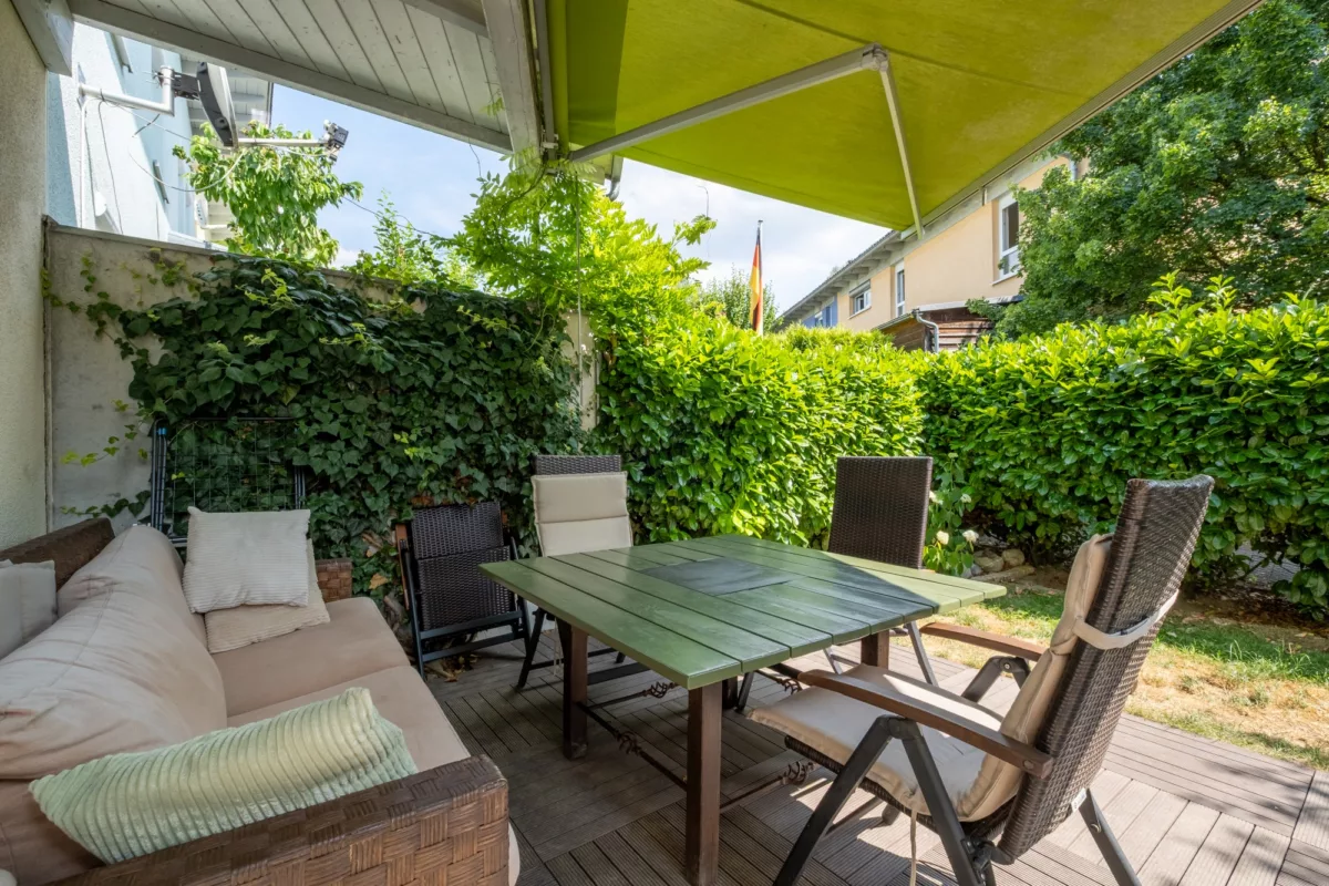 Terrasse - wie herrlich!