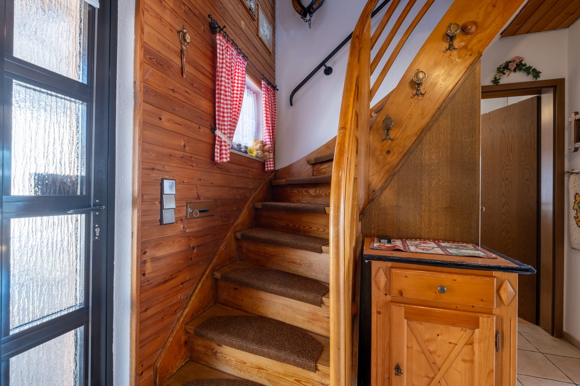 Treppe in Schlafbereich
