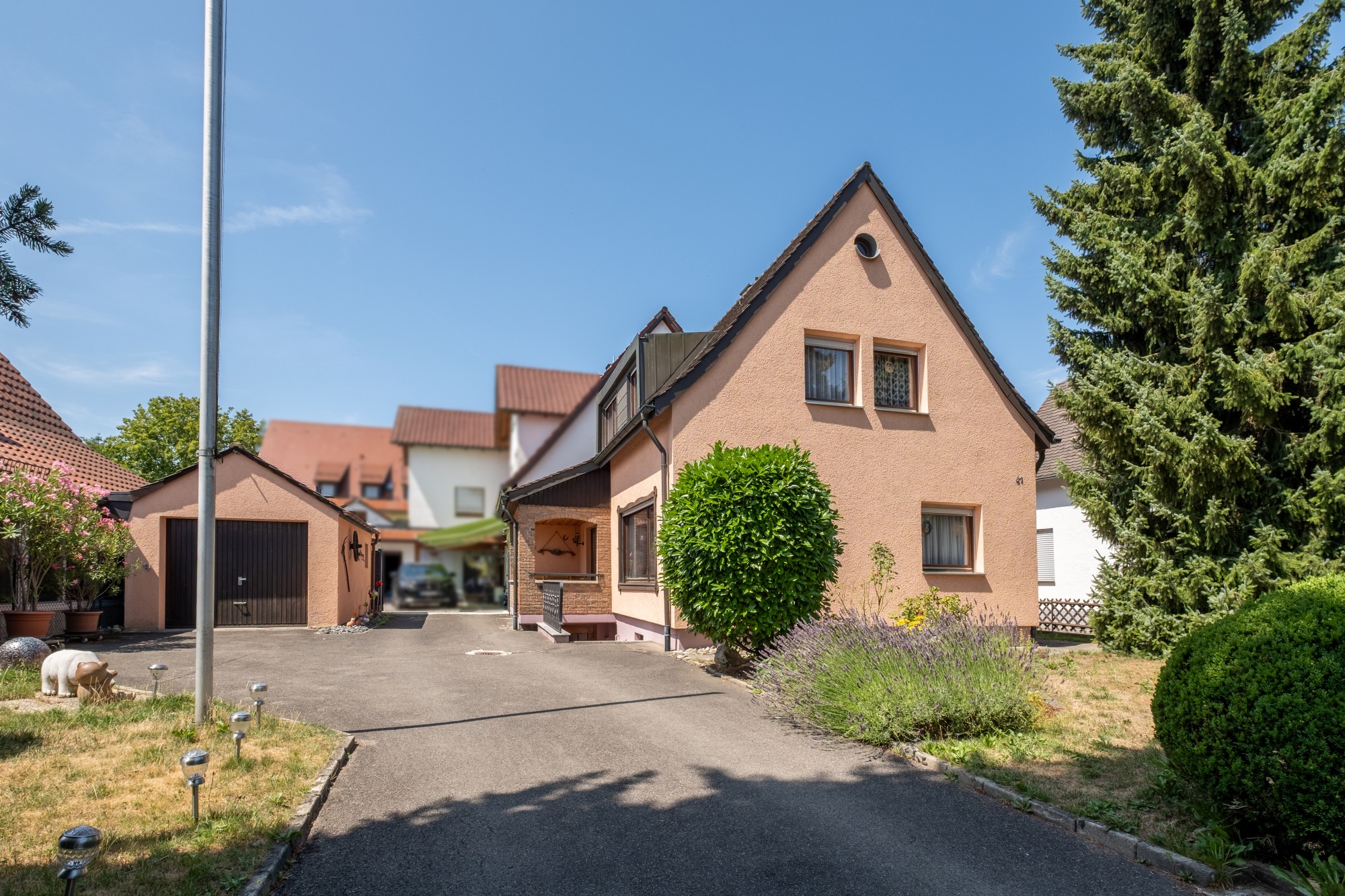 Zufahrt zum Haus
